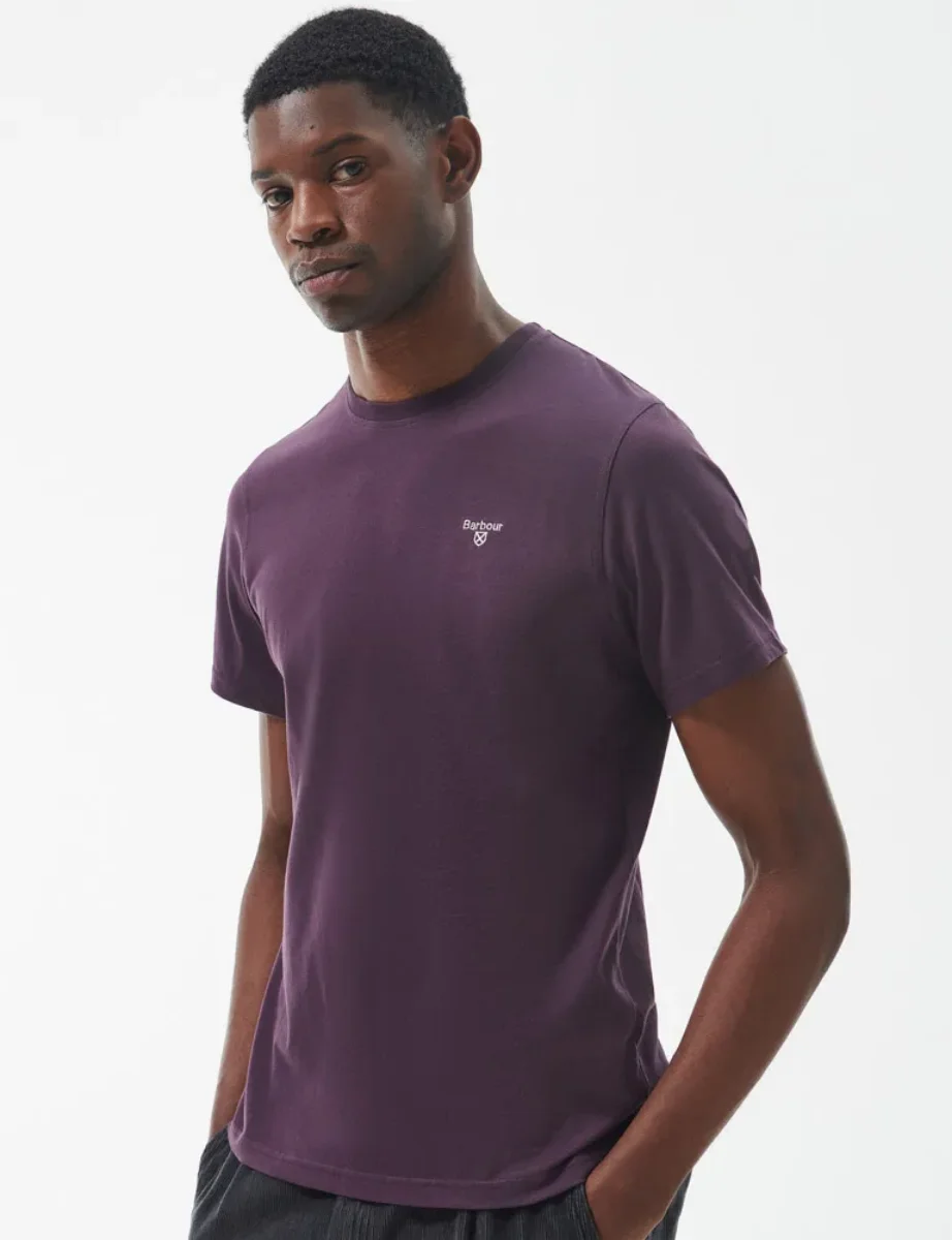 Barbour Essential Sports T-Shirt | Fig