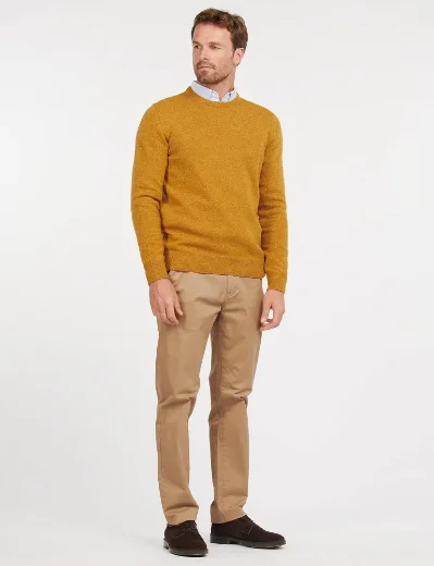 Barbour Tisbury Crew Neck Knitted Jumper | Copper