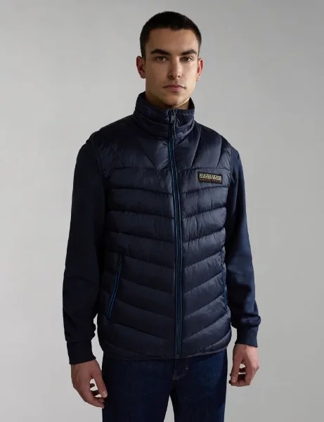 Napapijri Aerons Rise Gilet | Dark Blue Napapijri Aerons Rise Gilet | Dark Blue