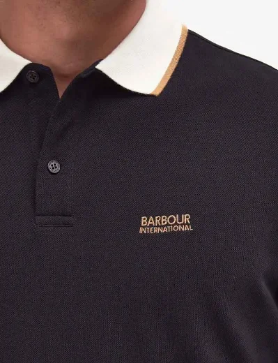 Barbour Intl Howall Polo Shirt | Black 