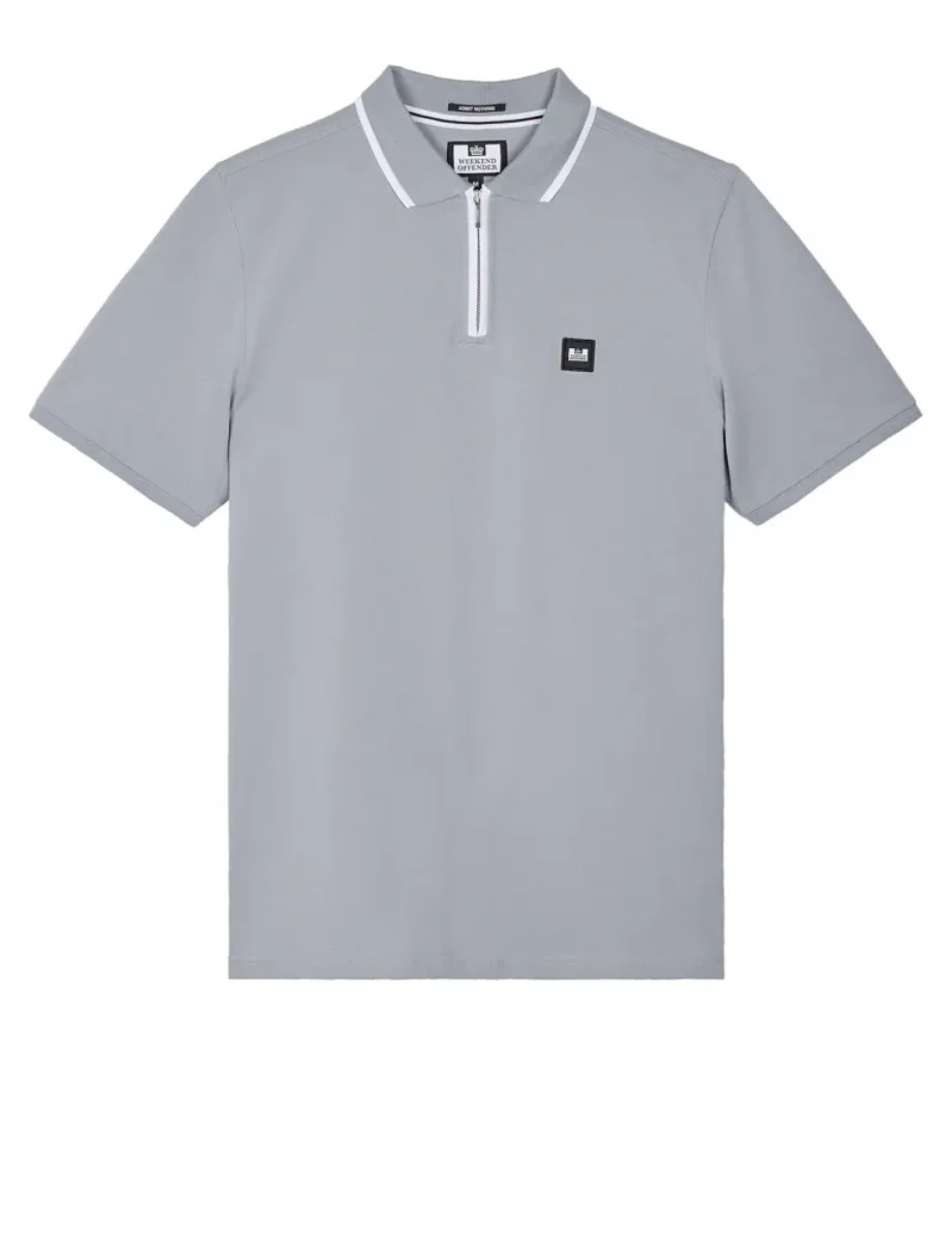 Weekend Offender Shore Polo Shirt | Smokey Grey