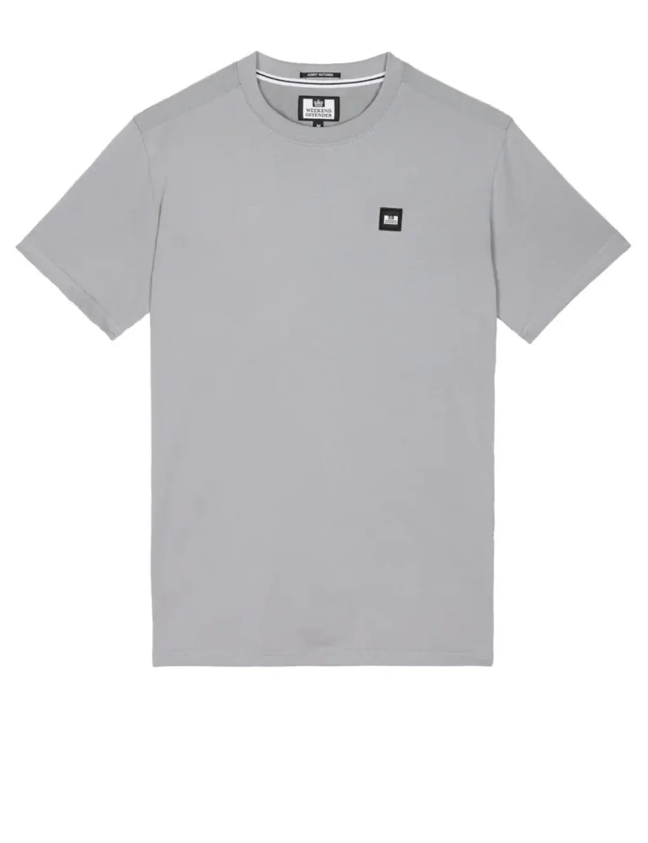Weekend Offender Garcia Overlay T-Shirt | Smokey Grey