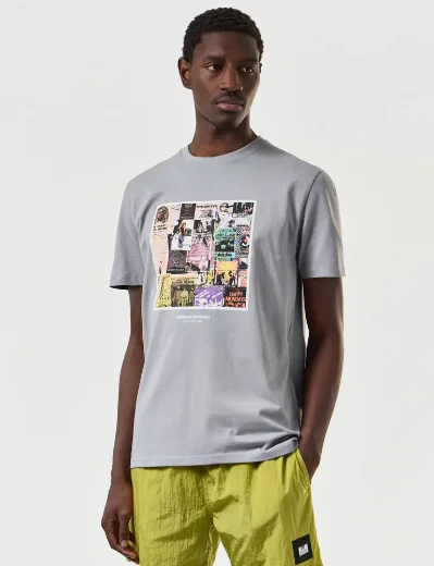 Weekend Offender Posters Graphic T-Shirt | Smokey Grey