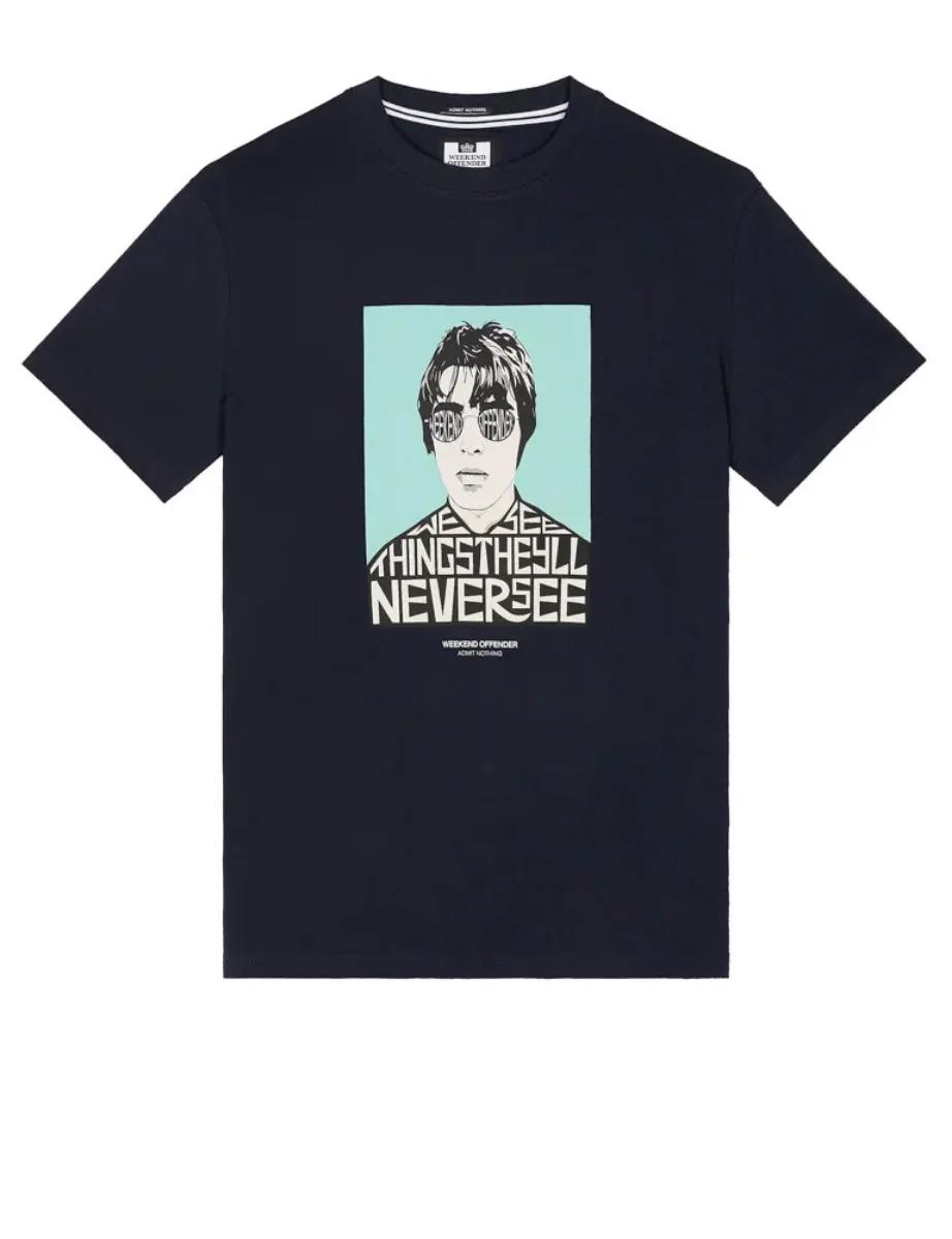 Weekend Offender Forever Graphic T-Shirt | Navy