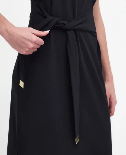 Barbour Intl Whitson Midi Dress | Black