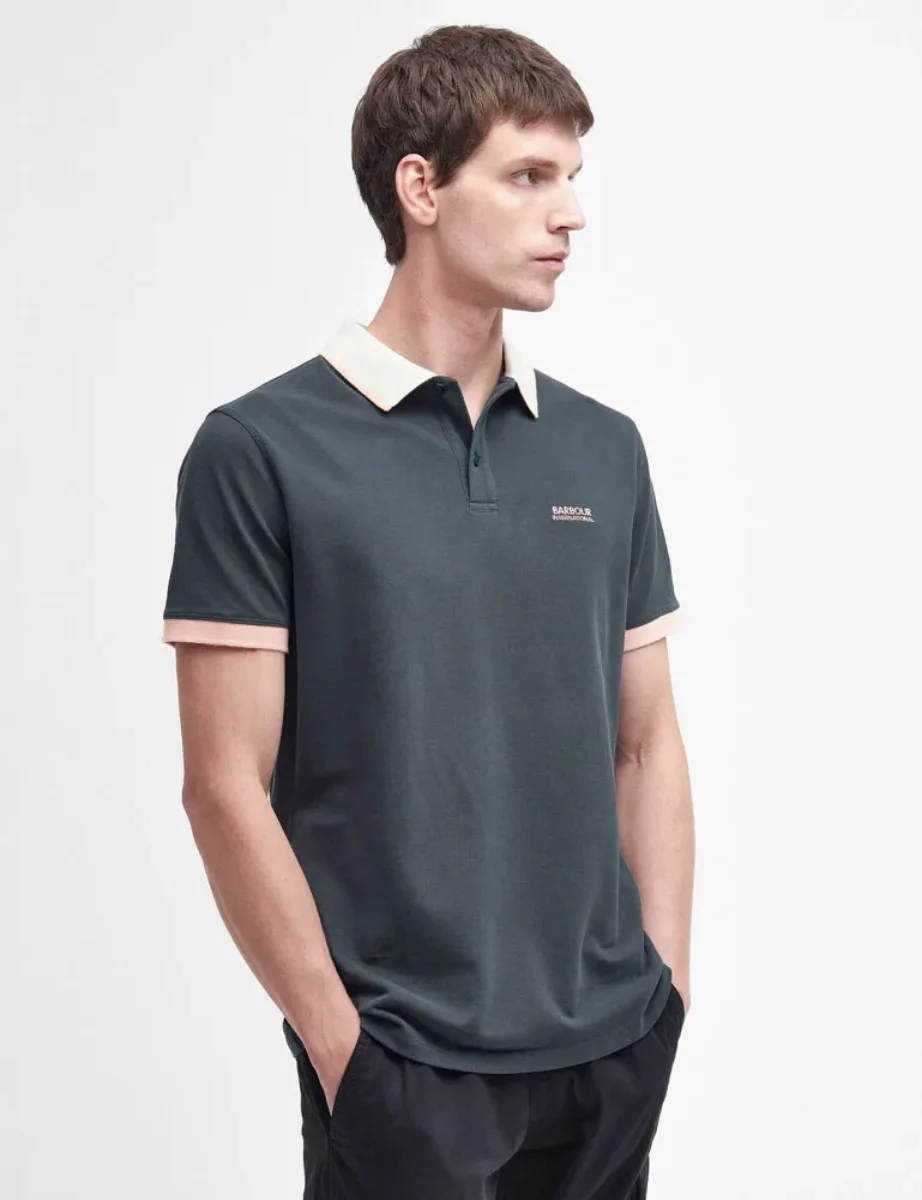 Barbour Intl Howall Polo Shirt | Forest River