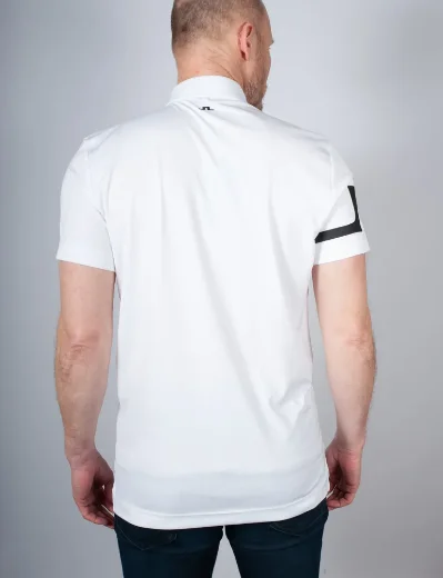 J.Lindeberg Heath Regular Fit Polo Shirt | White