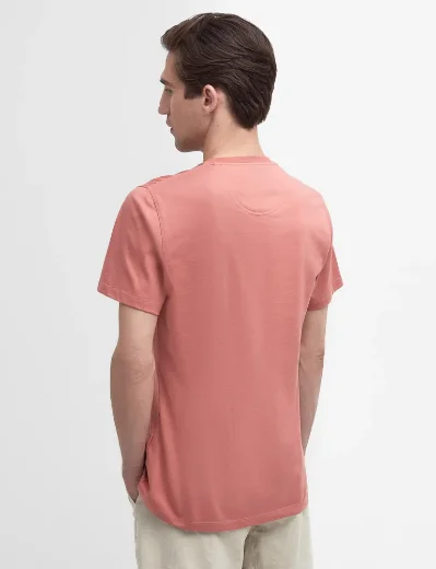 Barbour Essential Sports T-Shirt | Pink Clay