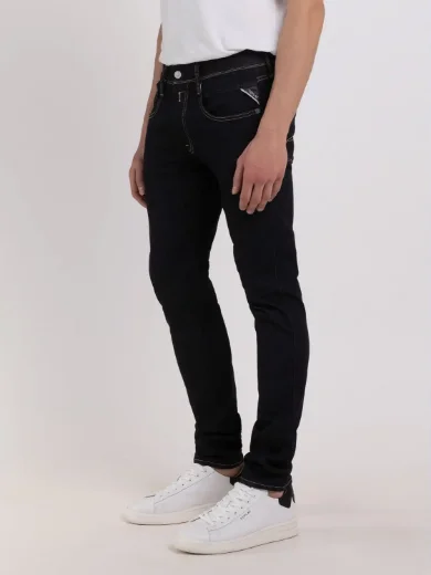 Replay Hyperflex Re-Used Anbass Slim Fit Jean | Dark Rinse