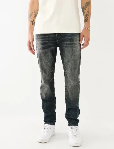 True Religion Rocco Super T Relaxed Skinny Jean | Gothenburg Dark Wash