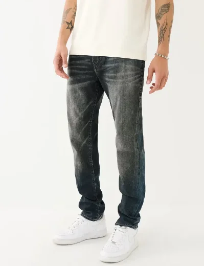 True Religion Rocco Super T Relaxed Skinny Jean | Gothenburg Dark Wash