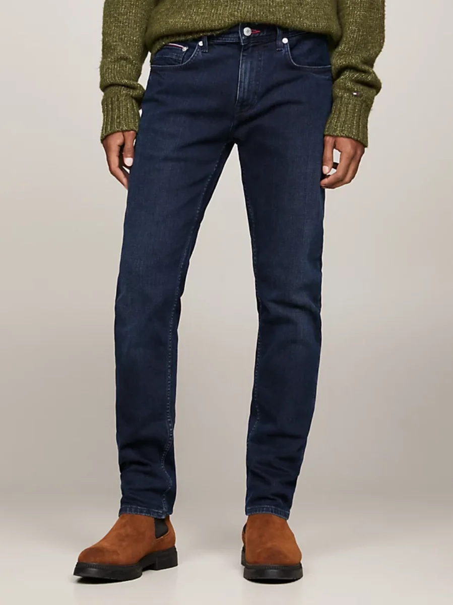 Tommy Hilfiger Denton Straight Fit Jean | Meek Blue Black