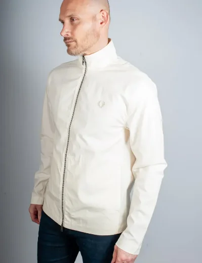 Fred Perry Woven Ripstop Overshirt | Ecru