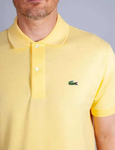 Lacoste Men's L.12.12. Pique Polo Shirt | Pastel Yellow
