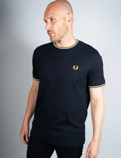 Fred Perry Twin Tipped T-Shirt | Navy