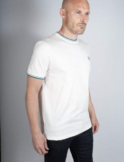 Fred Perry Twin Tipped T-Shirt | White