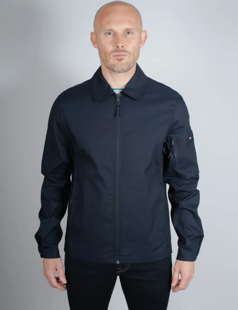 Tommy Hilfiger Tech Shirt Jacket | Desert Sky