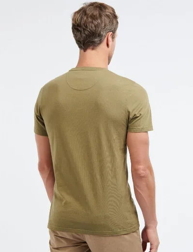 Barbour Essential Sports T-Shirt | Mid Olive