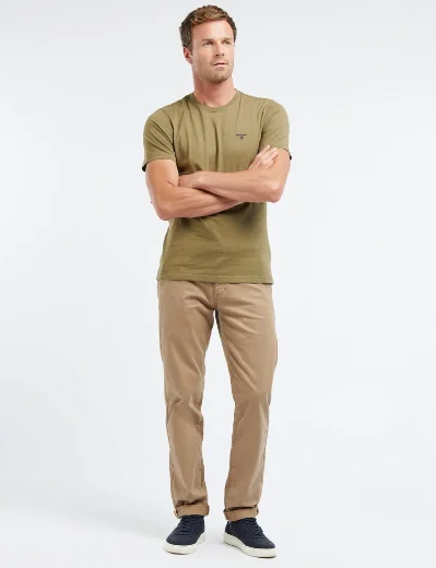 Barbour Essential Sports T-Shirt | Mid Olive