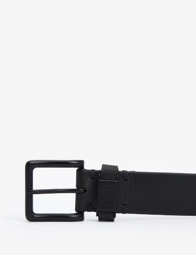 Barbour International Albury Leather Belt | Black