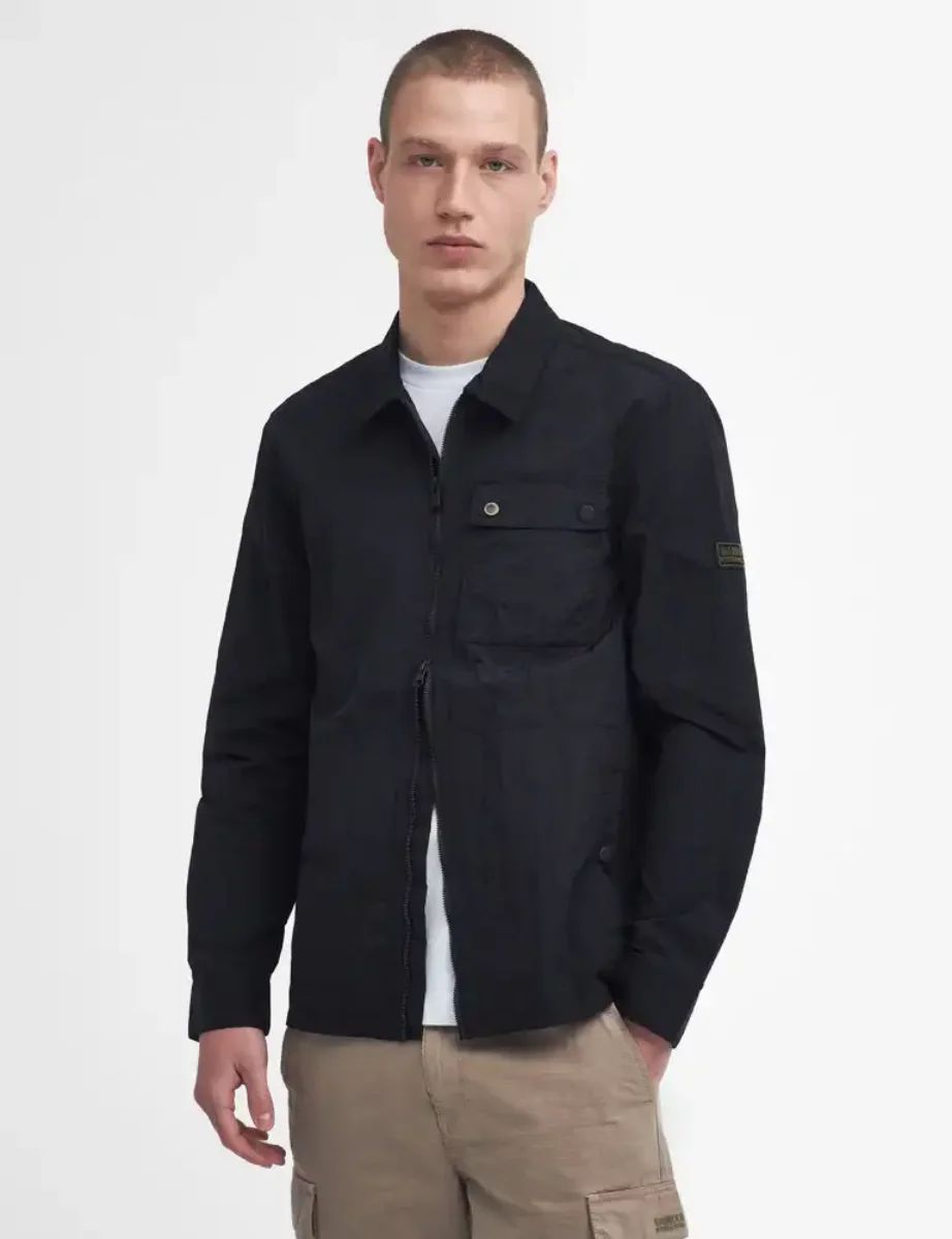 Barbour Intl Inline Overshirt | Black