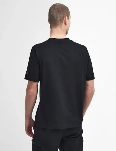 Barbour Intl Outline T-Shirt | Black