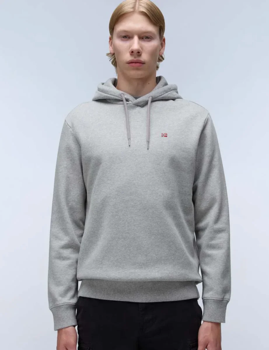 Napapijri Balis Hoodie | Light Grey