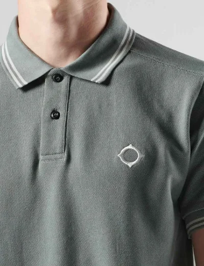 Ma Strum Double Tipped SS Polo | Sedona Grey