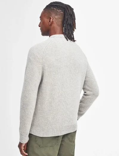 Barbour Grangetown Crew Neck Sweater | Grey Light