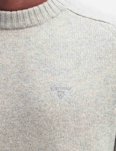 Barbour Grangetown Crew Neck Sweater | Grey Light