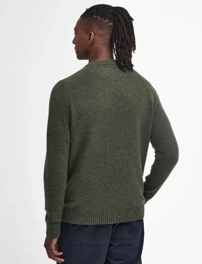 Barbour Grangetown Crew Neck Sweater | Mid Olive