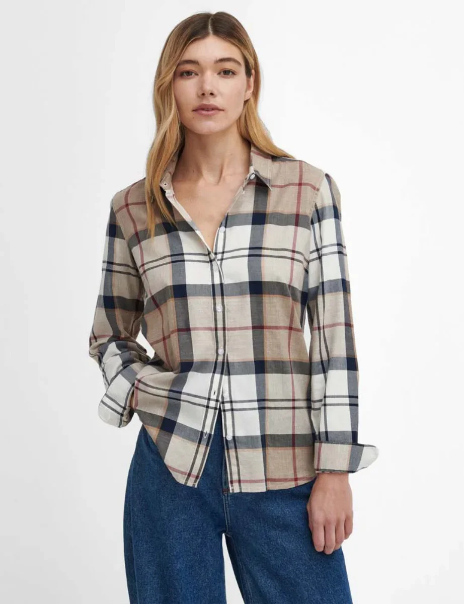 Barbour Women's Bredon Check Shirt | Hessian Tartan