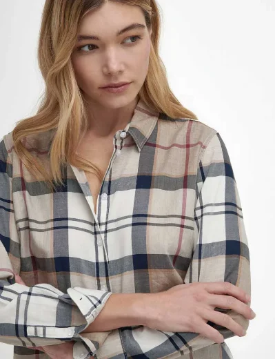 Barbour Women's Bredon Check Shirt | Hessian Tartan