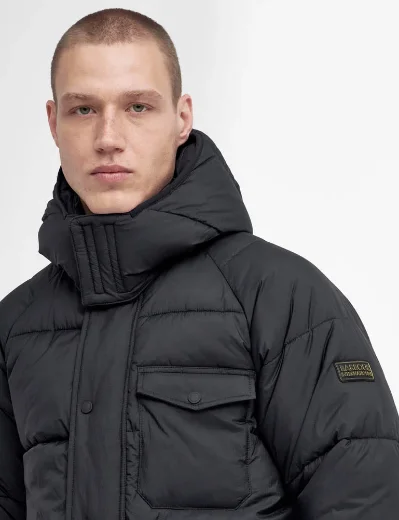 Barbour Intl Haze Puffer Jacket | Black