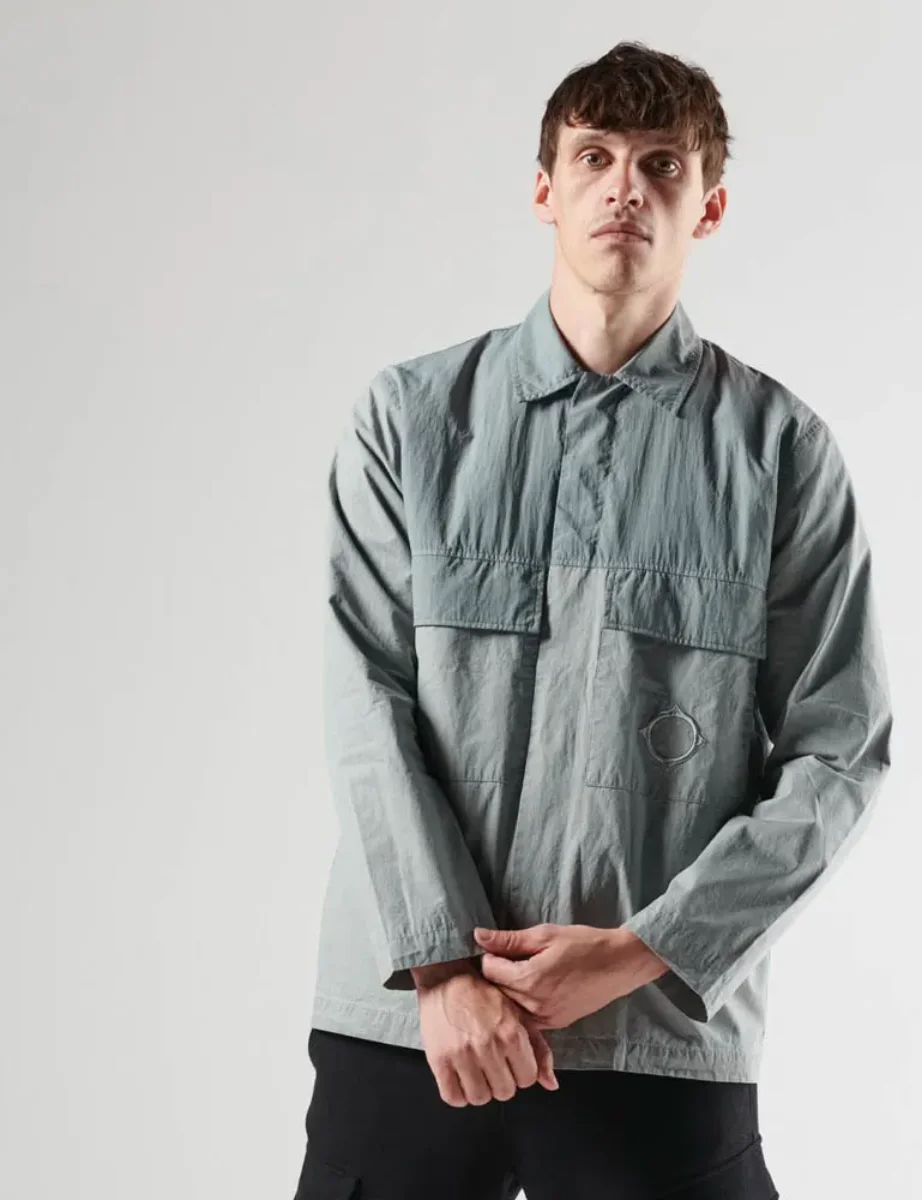 Ma Strum Strike Overshirt | Mist