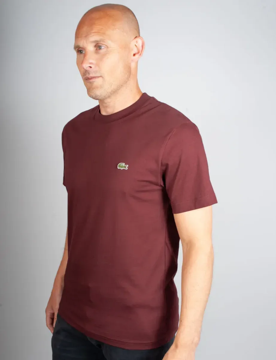 Lacoste Classic Fit Crew Neck T-Shirt | Espresso