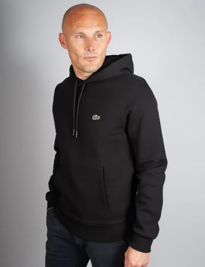 Lacoste Men's Hooded Sweatshirt | Black