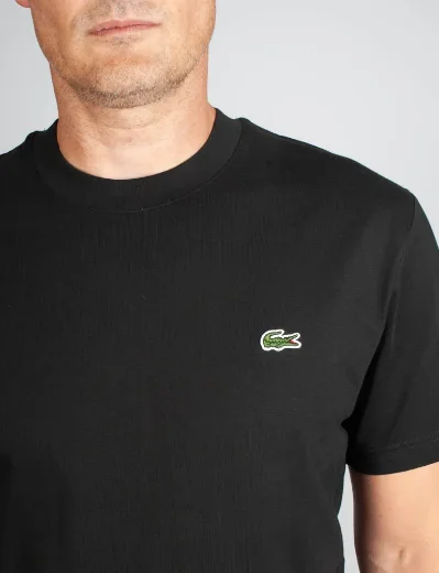 Lacoste Classic Fit Crew Neck T-Shirt | Black