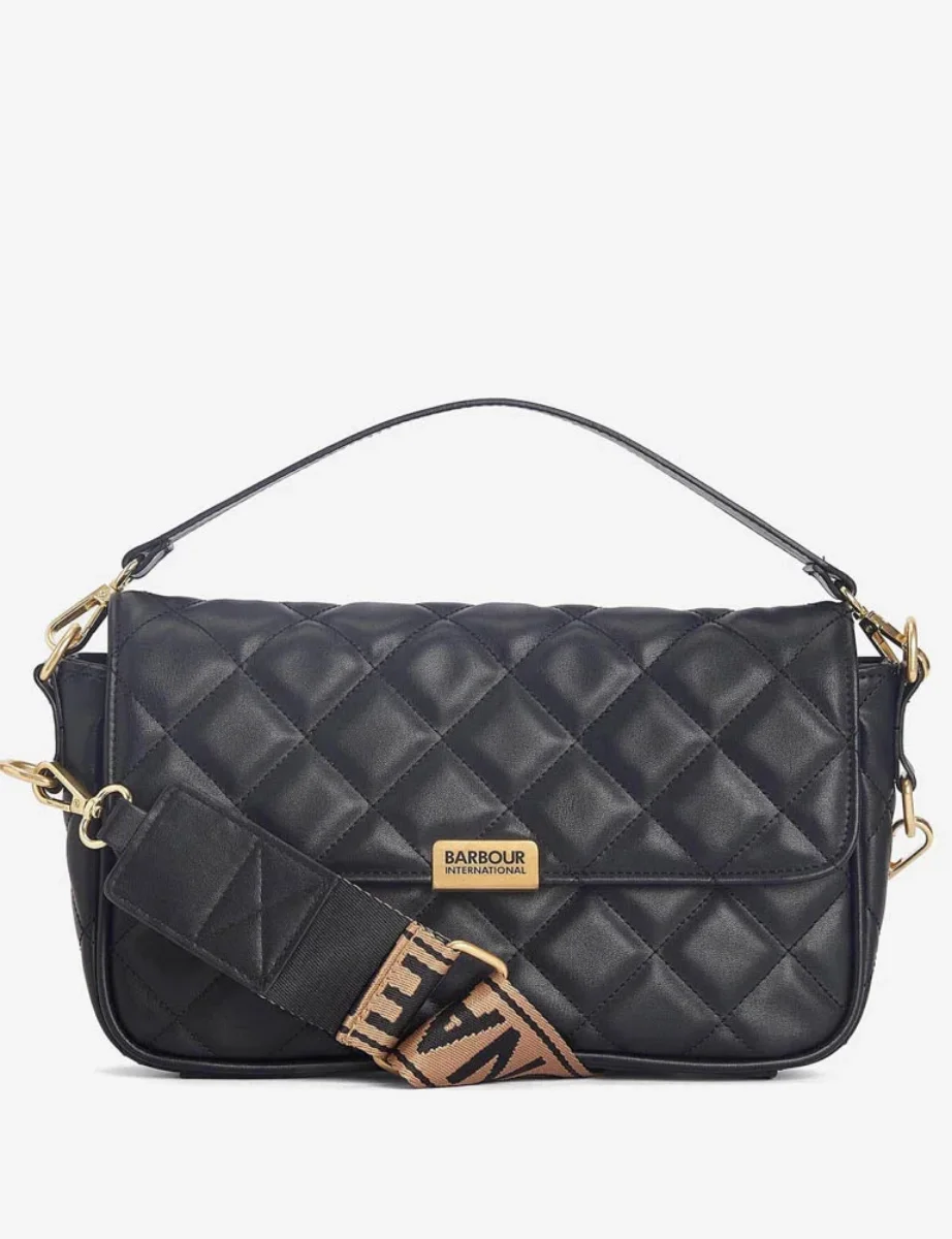 Barbour Intl Women's Soho Quilted Crossbody Bag | Black