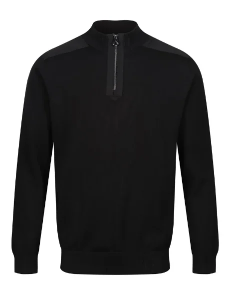 Luke EST 1977 Heddon Half Zip Sweater | Black Luke EST 1977 Heddon Half Zip Sweater | Black