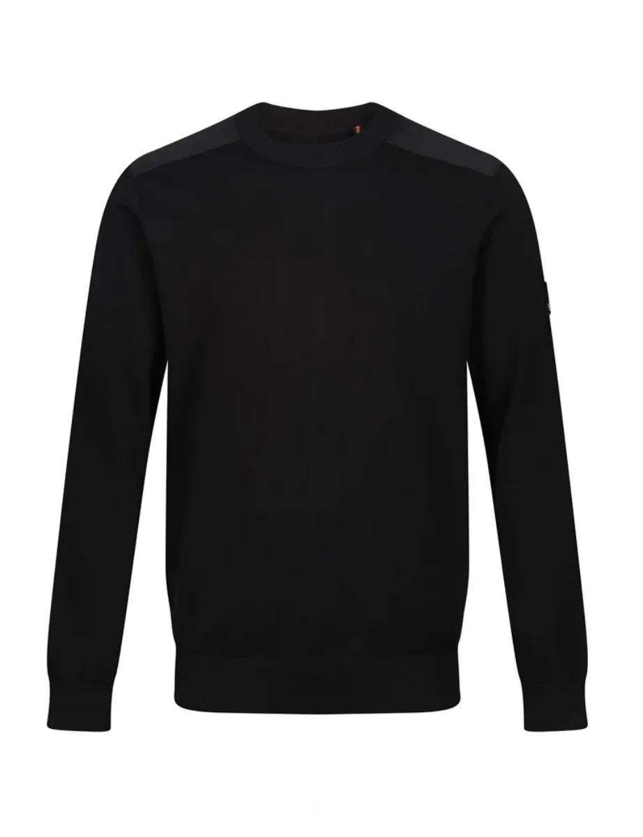 Luke EST 1977 Berwick Crew Neck Sweater | Black