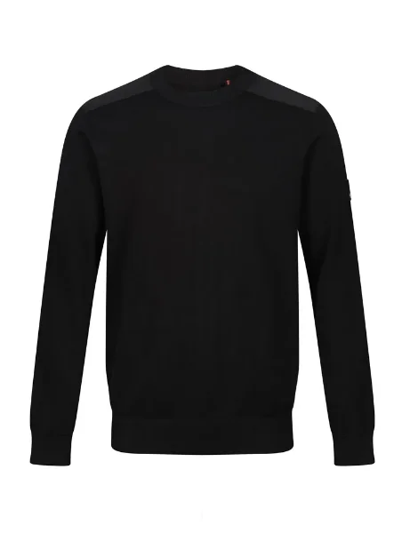 Luke EST 1977 Berwick Crew Neck Sweater | Black Luke EST 1977 Berwick Crew Neck Sweater | Black