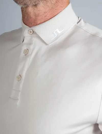 J.Lindeberg KV Regular Fit Polo Shirt | Moonbeam