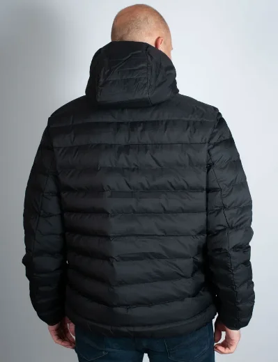 Fred Perry Hooded Insulated Jacket | Black