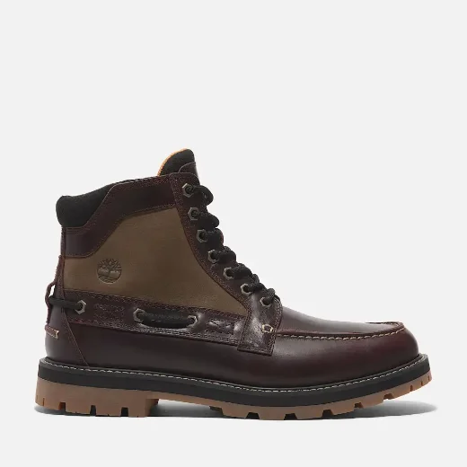 Timberland Britton Road 7-Eye Moc-Toe Boot / Dark Red