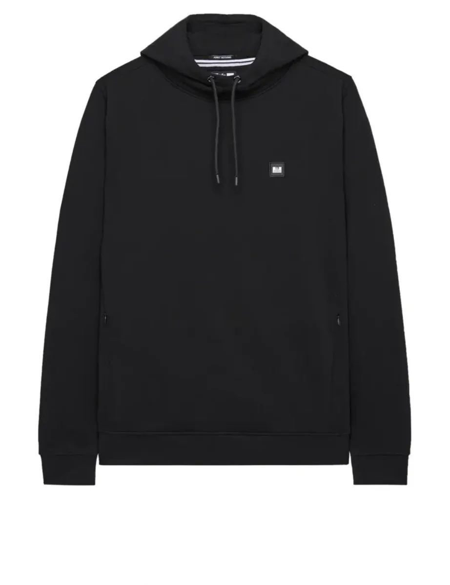 Weekend Offender Ribbe Hooded Sweater | Black