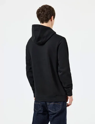 Weekend Offender Ribbe Hooded Sweater | Black