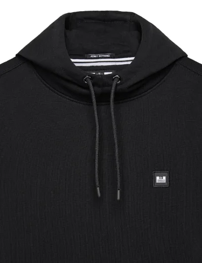 Weekend Offender Ribbe Hooded Sweater | Black