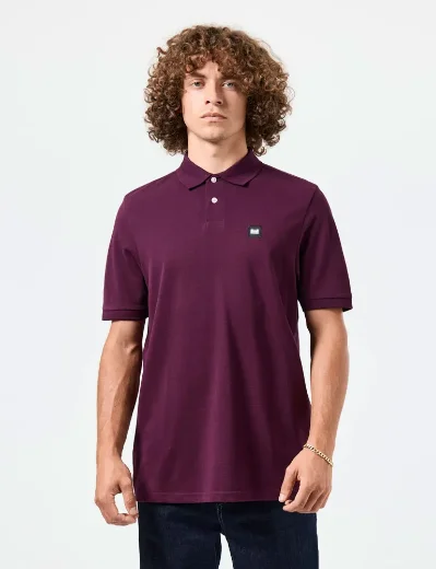 Weekend Offender Caneiros Polo Shirt | Acai Berry