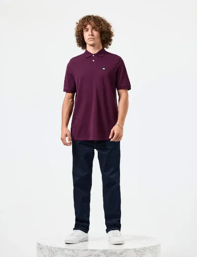 Weekend Offender Caneiros Polo Shirt | Acai Berry